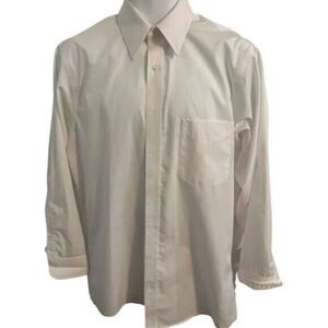 Geoffrey Beene White Dress Shirt. Size 15.5